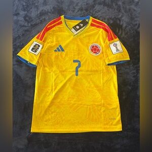 Colombia World Cup 2026 Soccer Jersey Luis Diaz #7